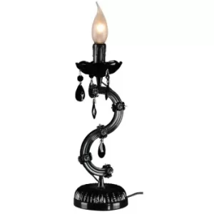 image of Linea Verdace Therese Table Lamp Black