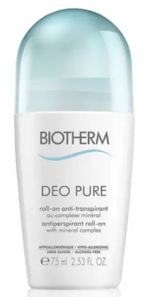 image of Biotherm Deo Pure Roll On Deodorant Trio 3x75ml