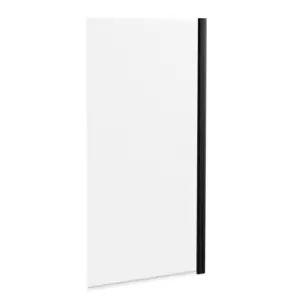 Image of Hudson Reed Pacific Square Bath Screen - Matt Black