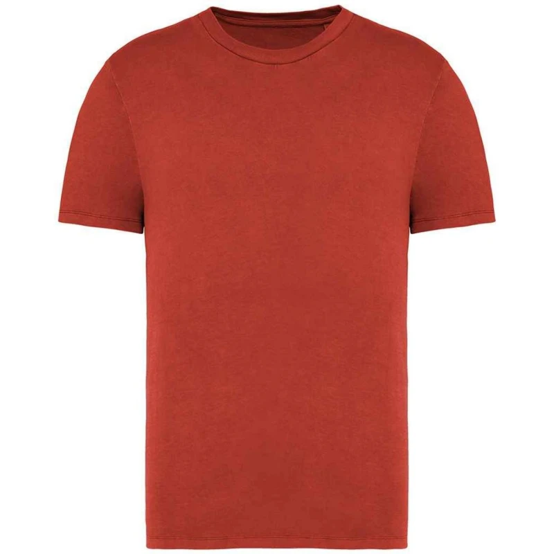 Image of Native Spirit Mens Faded T-Shirt in Crimson Size: Large Crimson Male L