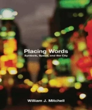 Image of placing words symbols space and the city