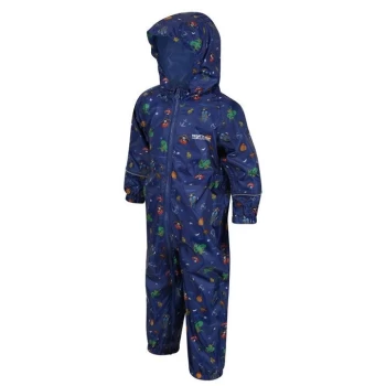 image of Regatta Little Adventurers Pobble Waterproof Suit - NewRylPirate