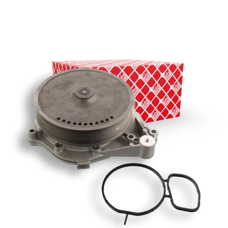 Image of FEBI BILSTEIN 101068 Water pump Aluminium, with gasket/seal Aluminium Water Pump (1260)