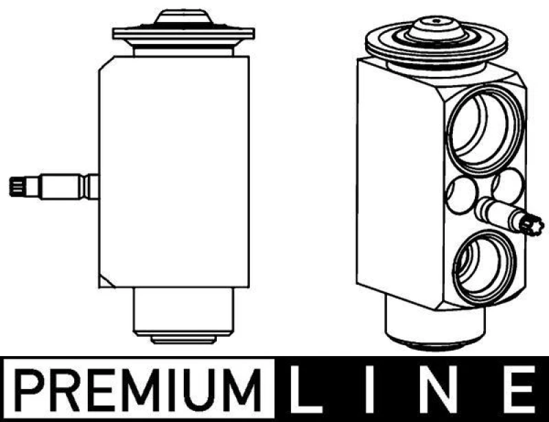 Image of AC expansion valve MAHLE AVE 74 000P