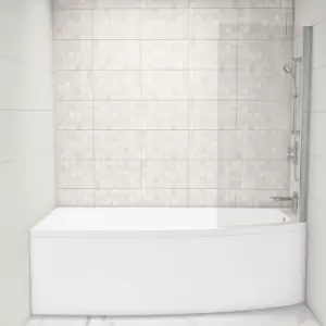Image of White Mosaic Dcor Wall Tile 25 x 40cm - Zento
