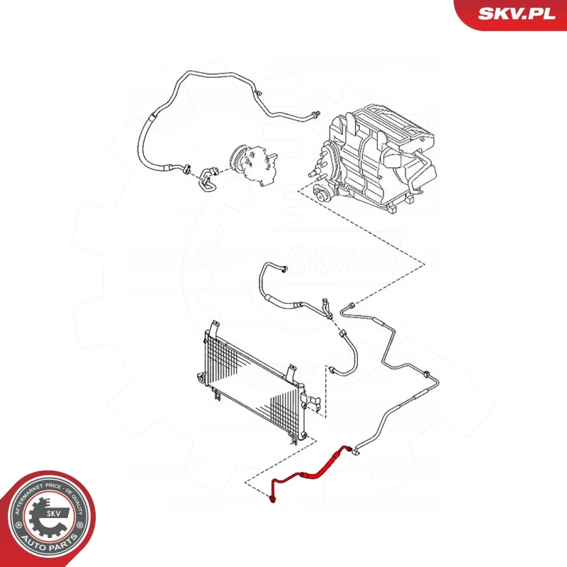 Image of ESEN SKV High Pressure Line, air conditioning ESEN SKV 43SKV535