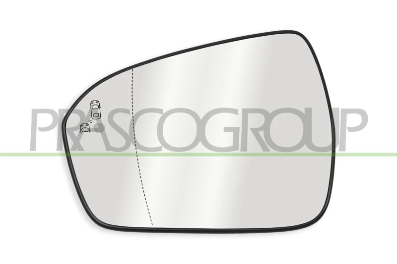 Image of PRASCO Wing mirror glass PRASCO FD1147515