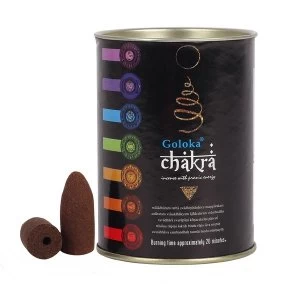 Image of Goloka Chakra Back Flow Cones (Pack of 6)