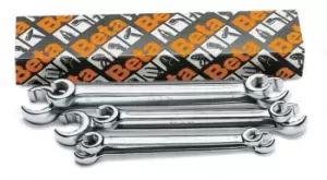 image of Beta Tools 94 /S6 6pc Flare Nut Open Ring Spanner Set (Boxed) 000940050