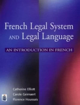 Image of French Legal System and Legal Language by Catherine Elliott Paperback