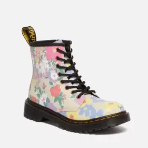 Image of Dr. Martens Kids 1460 Hydro Floral Mash Up Boots - UK 1 Kids