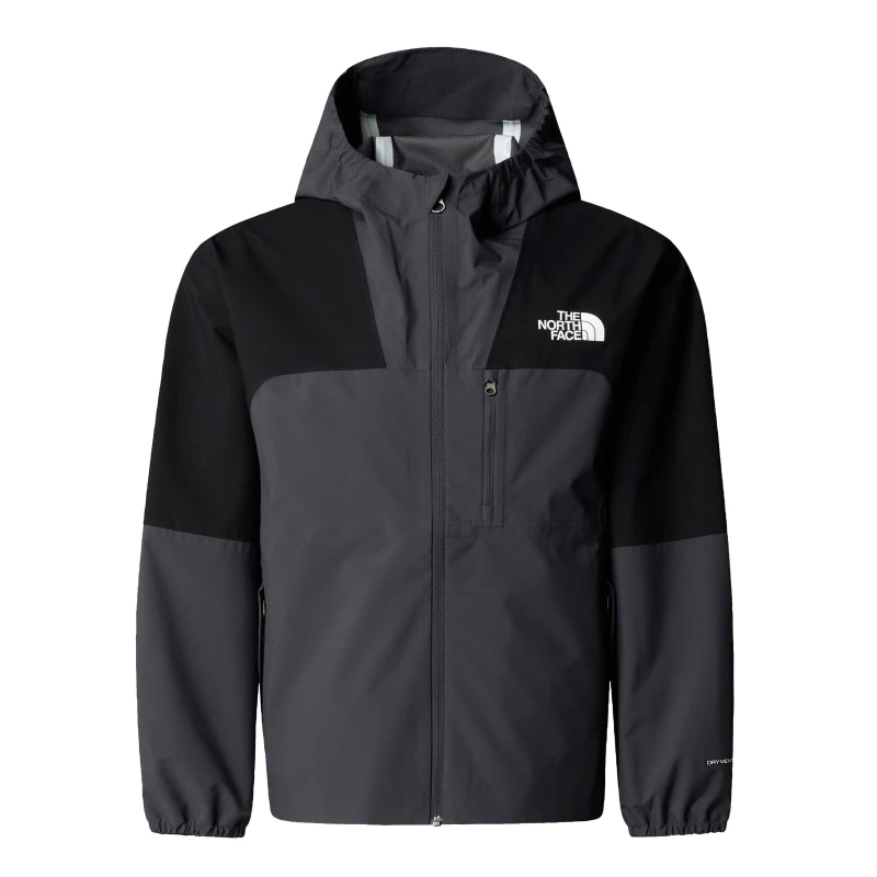 Image of The North Face Hike Packable Shell Junior Boys Black Grey Kt0 male S