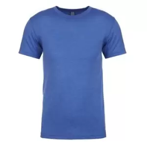 image of Next Level Mens Tri-Blend Crew Neck T-Shirt (3XL) (Vintage Royal Blue)