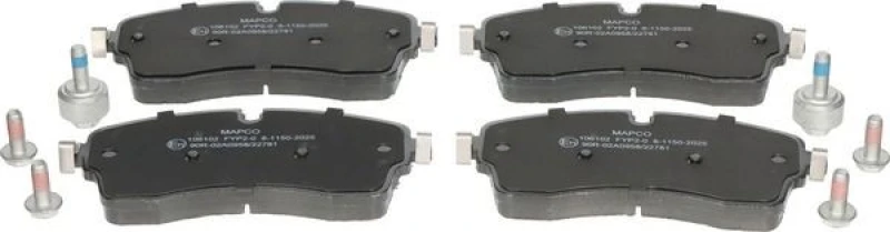 Image of Brake pad set MAPCO 106102