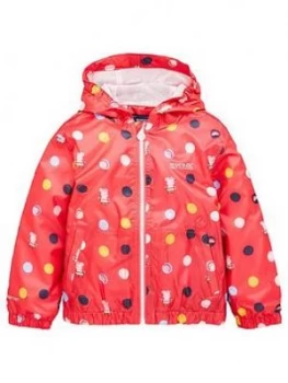 image of Regatta Girls Muddy Puddle Jacket - Pink, Size 6-12 Months, Women