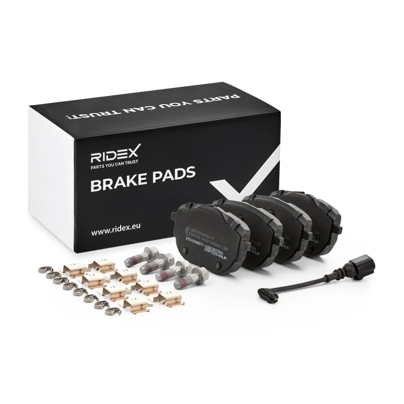 Image of RIDEX Brake pad set RIDEX 402B1878