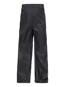 image of Boys, Trespass Unisex Qikpac - Kids Packaway Pant, Black, Size 2-3 Years