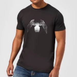 Venom Chest Emblem Mens T-Shirt - Black