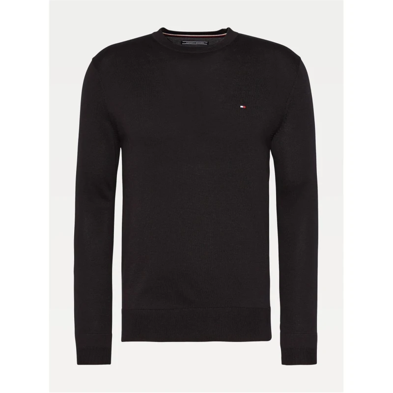 Image of Tommy Hilfiger Crew Neck Jumper - Black L