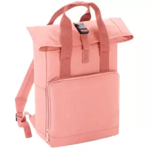 Image of Bagbase Unisex Adult Roll Top Twin Handle Backpack (One Size) (Blush Pink)