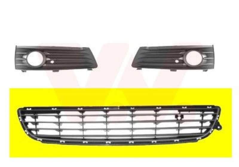 Image of VAN WEZEL Bumper grill VAN WEZEL 3792590