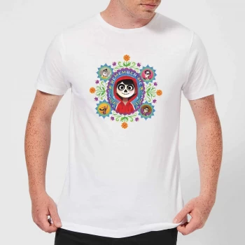 Image of Coco Remember Me Mens T-Shirt - White - 3XL