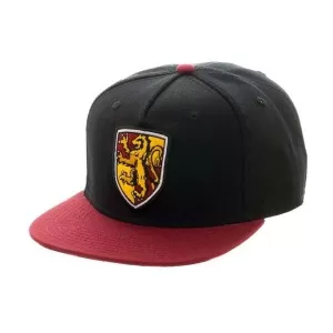Image of Harry Potter Gryffindor Embroidered Cap - Black