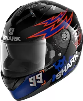 Image of Shark Ridill 1.2 Catalan Bad Boy Helmet, black-red-blue, Size L, black-red-blue, Size L