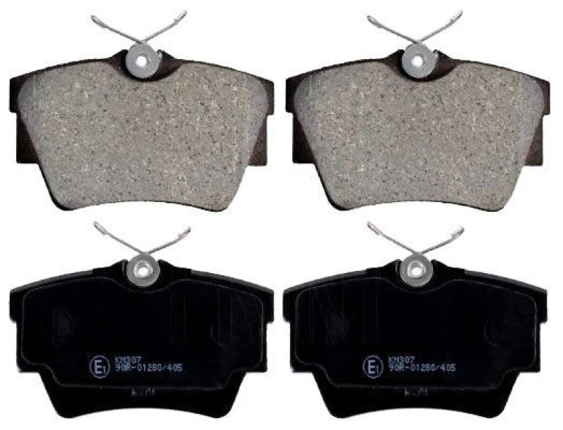 Image of Blue PRINT ADN142119 Brake pad set Rear Axle, excl. wear warning contact Brake Pad Set,disc brake (402)