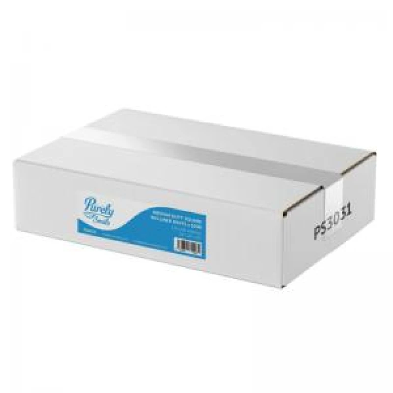 Image of Purely Smile Medium Duty Square Bin Liner 30 Litre White (1000 Pack) PS3031