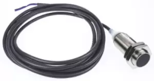 Image of Omron M18 x 1 Inductive Proximity Sensor - Barrel, NPN Output, 8mm Detection, IP67