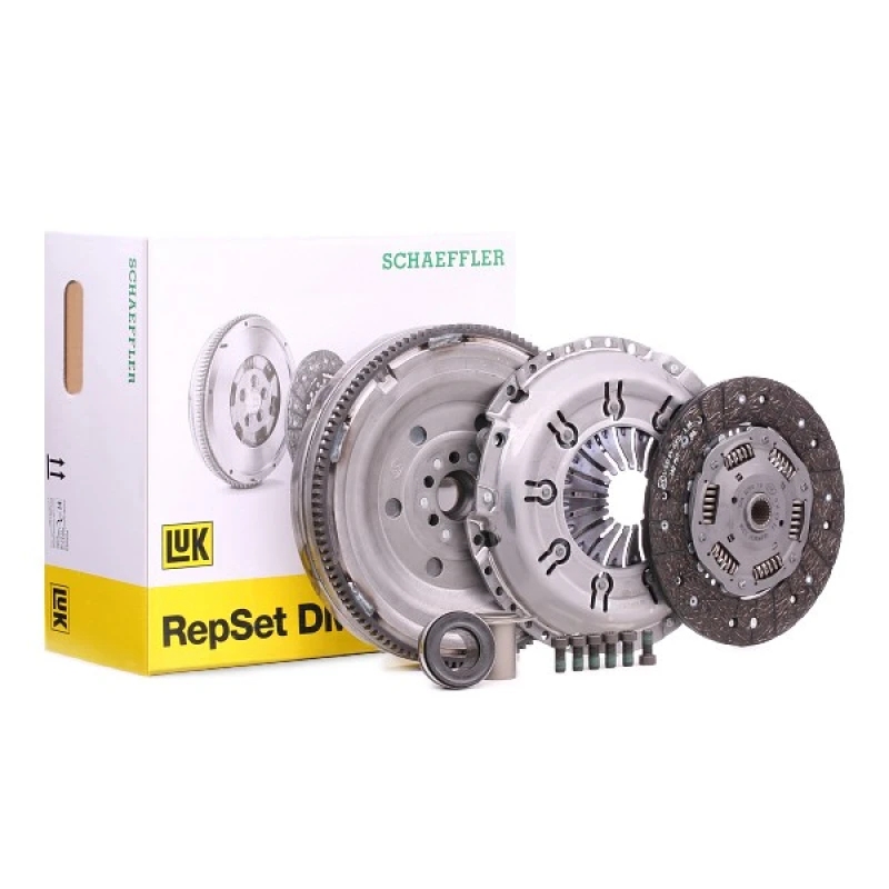 Image of LuK 600 0038 00 Clutch without pilot bearing, Dual-mass flywheel with friction control plate Clutch Kit (479)
