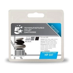 Image of 5 Star Office HP 337 Black Ink Cartridge