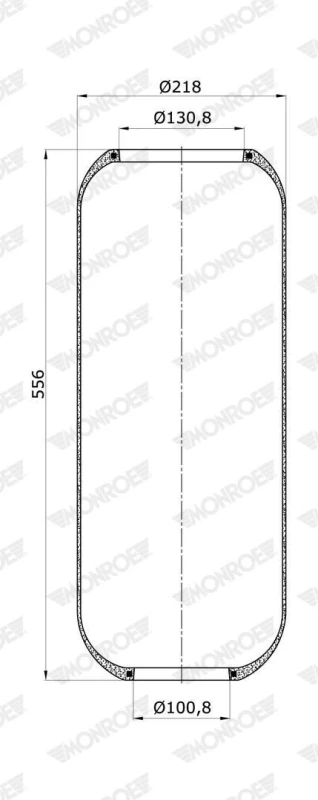 Image of MONROE Boot, air suspension MONROE ASP2031