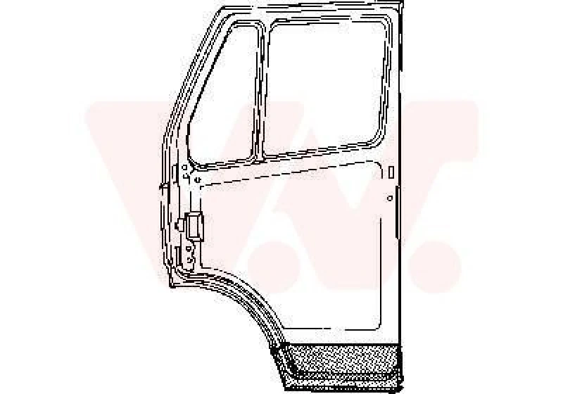 Image of VAN WEZEL Door repair panel VAN WEZEL 3070271