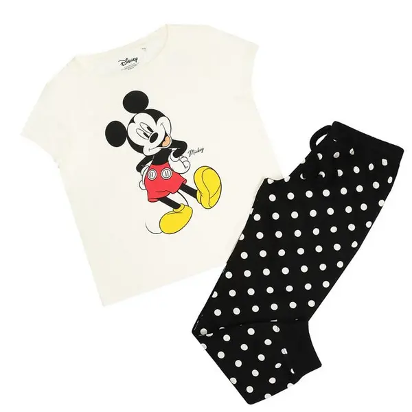 image of Disney Mickey Mouse Timeless Cotton PJ Set Multi