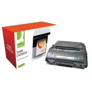 image of Q-Connect HP 42X Black Laser Toner Ink Cartridge