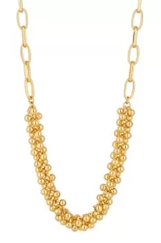 Image of Gold Polished Orb Shaker Chain Necklace