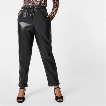 Image of Biba BIBA PU Joggers - Black