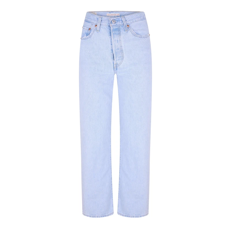 Image of Levis Womens Ribcage Ankle Straight Leg Jeans Ojai Shore female 25 L29