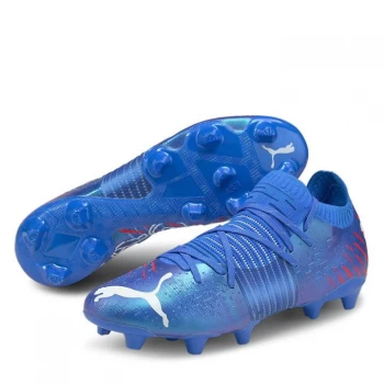 image of Puma Future Z 1.1 FG Football Boots - BlueMazing/Red