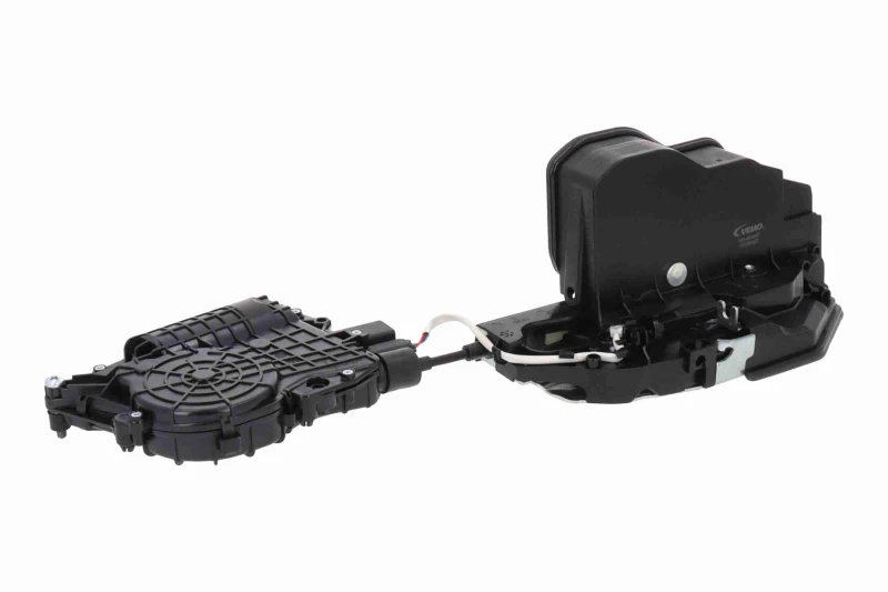 Image of VEMO V20-85-0097 Door Lock Green Mobility Parts with central locking, Left Front Door Lock (1361)