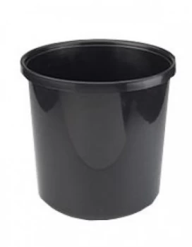 Avery Wppr Bin Round Black 19