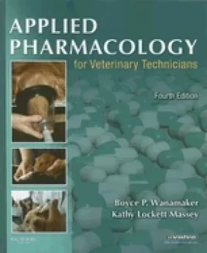Image of applied pharmacology for veterinary technicians