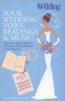 Image of Your Wedding Vows Readings and Music by Carole Hamilton and Max Savva Paperback