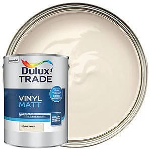 Image of Dulux Trade Vinyl Matt Emulsion Paint - Natural Calico 5L