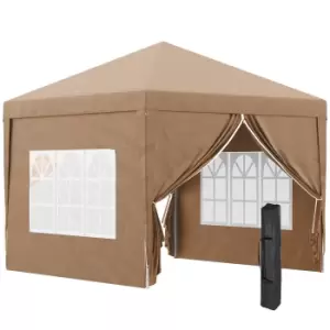 image of 3x3 m Pop Up Gazebo Party Tent Canopy Marquee with Storage Bag