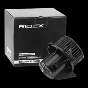 Image of RIDEX Blower Motor 2669I0047 Heater Blower Motor,Interior Blower PEUGEOT,CITROEN,307 CC (3B),307 SW (3H),307 (3A/C),307 Break (3E),C4 I (LC_)