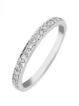 Image of Love Diamond 9Ct Gold 25 Point Diamond Wedding Band Ring