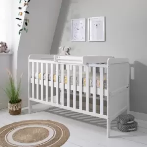 Image of Tutti Bambini Rio Cot Bed With Top Changer & Mattress -White